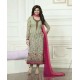 K3574 LIGHT GREEN KASEESH PRACHI-16 GEORGETTE SALWAR KAMEEZ