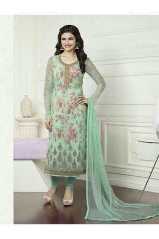 K3577 MINT GREEN KASEESH PRACHI-16 GEORGETTE SALWAR KAMEEZ