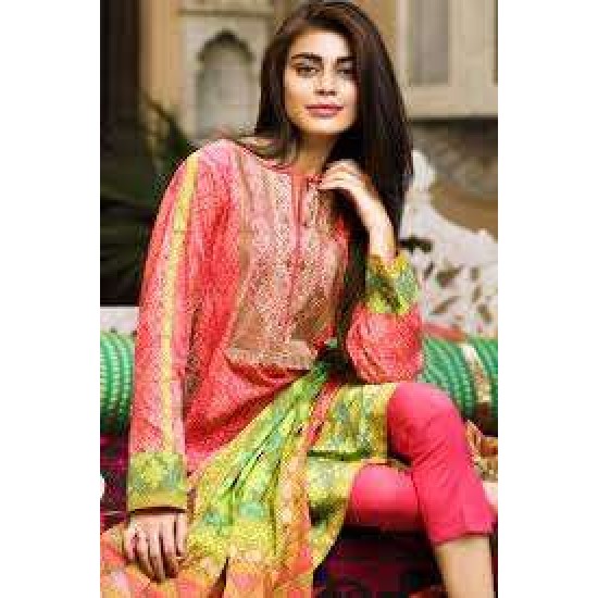 Z15222a Khaddi Lawn Pakistani Style Suit [ Replica ]
