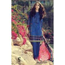 BLUE MARIA B LAWN EMBROIDERED READY MADE SALWAR KAMEEZ SUIT