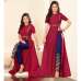 86007 RED AND BLUE NITYA PARTY WEAR DESIGNER SUIT