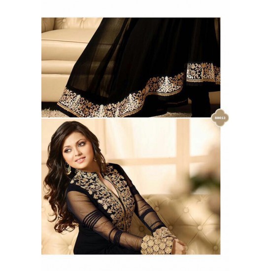 88012 BLACK LT NITYA PARTY WEAR ANARKALI SUIT 