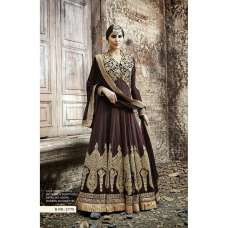 Brown Gown Long Evening Dress Party Outfit