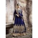 KJ04 BLUE KAJOL EMBROIDERED ANARKALI SUIT