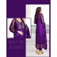 SANO SPEICAL 1002 PURPLE GEORGETTE PAKISTANI STYLE SUIT 