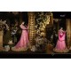 Pink Heavy Embroidered Long Anarkali Wedding Outfit