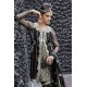 Evening Dress Black Embroidered Lehenga Choli Indian 