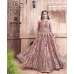 Light Purple Thread Embroidered Gown Traditional Anarkali Suit